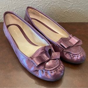 Purple Liz Claiborne flats, size 9.5M